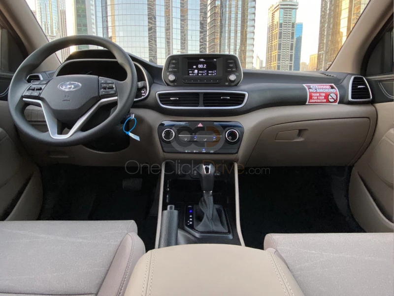 Blue Hyundai Tucson 2021 for rent in Dubai 3